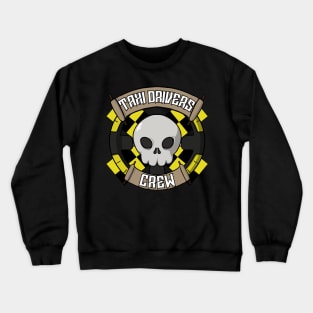 Taxi Drivers Jolly Roger pirate flag Crewneck Sweatshirt